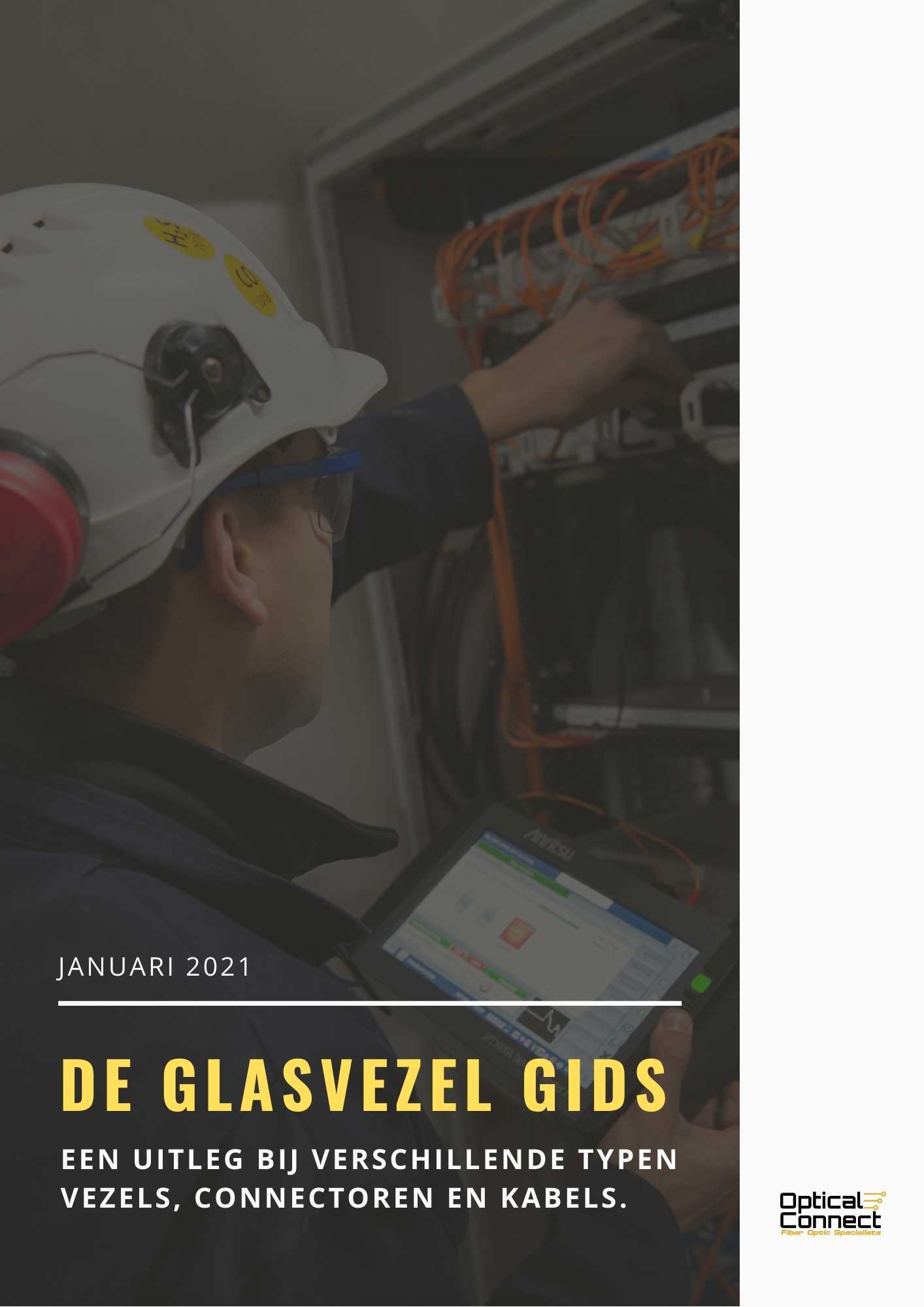 OpticalConnect's Glasvezel Gids 2021 voorblad